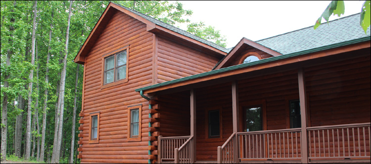 Log Home Staining in Wythe County, Virginia