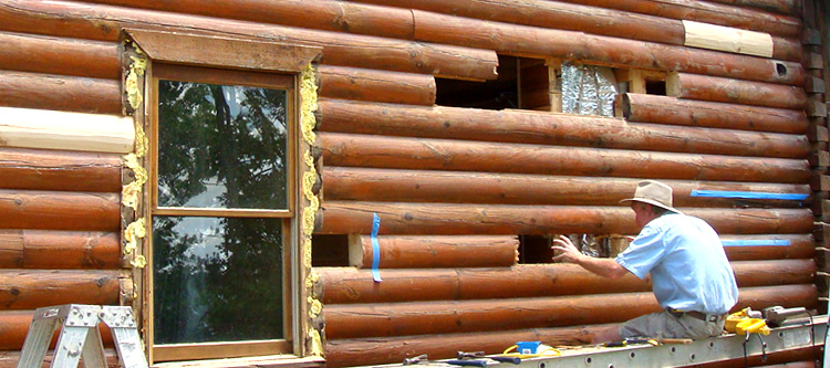 Log Home Repair Barren Springs, Virginia